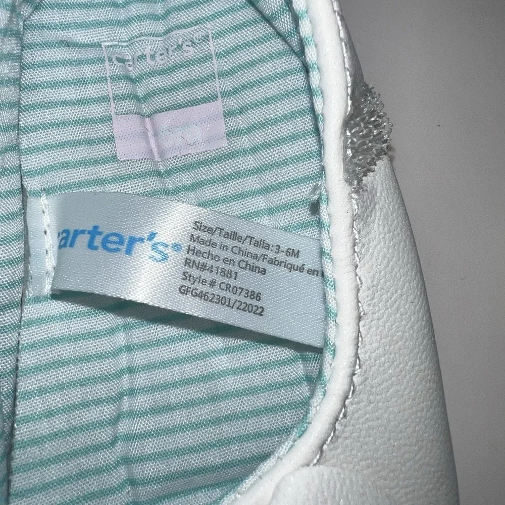 Carters Mary Jane Baby Shoes Soft Sole Size 3-6 Months